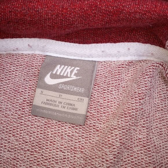 Nike Sportwear S/P Cranbrry Zip - UpPockets Fleece Hoodie Raglan Women's Jacket - Picture 2 of 9